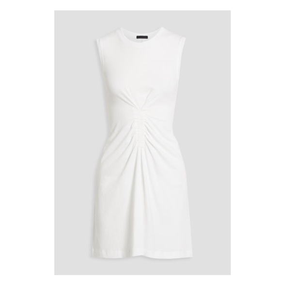 ATM ANTHONY THOMAS MELILLO Ruched cotton-jersey mini dress - Picture 1 of 5